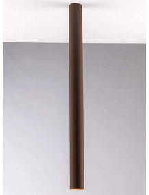 Φωτιστικό Οροφής - Πλαφονιέρα Fluke I-FLUKE-PL75 BRO 1xGU10 Φ5,5cm 75cm Rust Luce Ambiente Design Metal