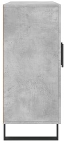 vidaXL Ντουλάπι Γκρι Σκυροδέματος 90x34x80 εκ. Επεξεργασμένο Ξύλο