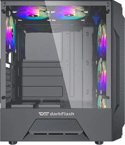 Computer case Darkflash LEO (black)