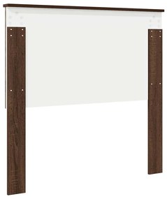 vidaXL Κεφαλάρι με κεφαλάρι Καφέ δρυς 100 cm Επεξεργασμένο ξύλο