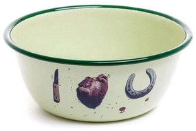 Μπωλ Σερβιρίσματος I love You 16992 17x8cm Enamel Multi Seletti Enamel