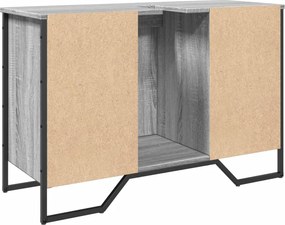 vidaXL Ντουλάπι Νιπτήρα Μπάνιου Γκρι Sonoma 91x35x60 εκ. Επεξ. Ξύλο