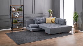 Corner Sofa-Bed Manama Corner Sofa Bed Right - Grey Grey