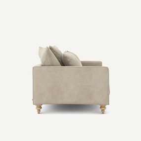 Καναπές 2 θέσεων σε λινό βελούδο, Lazare