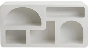 Βιβλιοθήκη Paco Ξύλο Λευκή 140x32x75εκ. - Λευκό