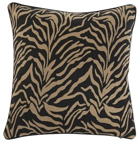 Μαξιλάρι Home ESPRIT Μαύρο Χρυσό 45 x 15 x 45 cm