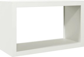 vidaXL Ράφι Καυσόξυλων Λευκό 100x40x60 εκ. Ατσάλινο