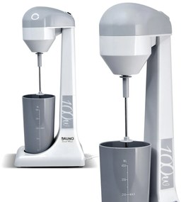 BRUNO φραπεδιέρα επιτραπέζια BRN-0182 100W με δοχείο 450ml, λευκή-γκρι