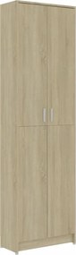 vidaXL Ντουλάπα Διαδρόμου Sonoma Δρυς 55 x 25 x 189 εκ. Επεξ. Ξύλο