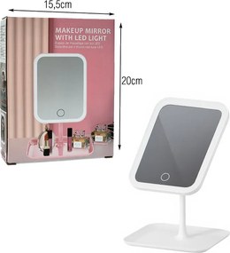 Καθρέφτης με Φώς και Βάση - Makeup mirror with LED light
