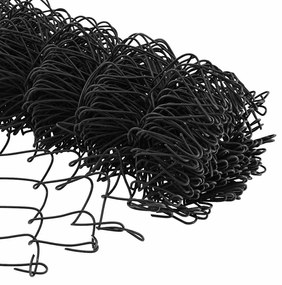 vidaXL Φράχτης αλυσίδας Γκρι 10 x 1,4 μ Ατσάλι