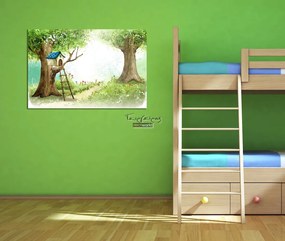 Παιδικός καμβάς σε πίνακα με δέντρα KNV090 65cm x 95cm