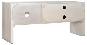 Τηλεόραση Home ESPRIT Λευκό 140 x 40 x 60 cm