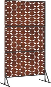 vidaXL Οθόνη Ιδιωτικότητας 100 x 50 x 180 εκ. Σκ rusty