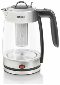 Βραστήρας Νερού και Ηλεκτρική Τσαγιέρα Haeger EK-22F.020A Λευκό Ανοξείδωτο ατσάλι 2200 W