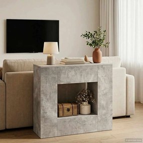 vidaXL Σκυρόχρωμο Γκρι 82 x 29 x 74 εκ.
