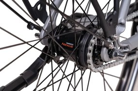 E-Cassiopea 28 Inch 50 cm Women 7SP Rim Brakes Silver grey