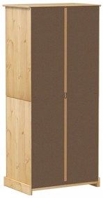 vidaXL Ντουλάπα Corona 76x50x170 εκ. από Μασίφ Ξύλο Πεύκου