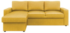 Καναπές Κρεβάτι Γωνιακός SOFIA Melon 220x155x81cm - 14190013