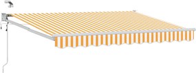 vidaXL Ηλεκτρικό Αναδιπλούμενο Σκίαστρο 3,5 x 2,5 μ