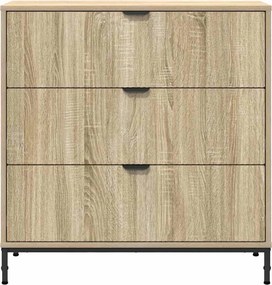 vidaXL Πλαϊνό γραφείο Δρύς Sonoma 79,5 x 33 x 82 εκ Επεξεργασμένο ξύλο