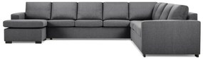 Γωνιακός Καναπές Scandinavian Choice C137, Γκρι, 344x285x80cm, Πόδια: Ξύλο | Epipla1.gr