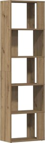 vidaXL Βιβλιοθήκη Artisan Δρυς 45x24x159 εκ. Επεξεργασμένο Ξύλο