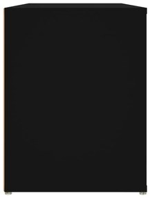 vidaXL Παπουτσοθήκη Μαύρη 100x35x45 εκ. από Επεξεργασμένο Ξύλο