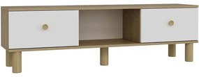 Έπιπλο Τηλεόρασης Mono 475OLV1476 150x29,6x40,6cm Oak-White