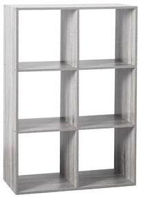 Βιβλιοθήκη Δαπέδου 6 Θέσεων (67.6x32x100.5) F-V Mix N' Modul Grey 138909A