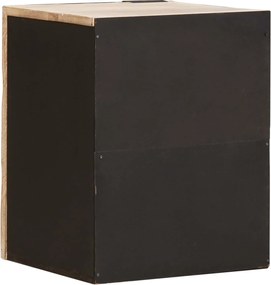 vidaXL Κρεμαστό Ντουλάπι Μπάνιου με ράφι Λευκό 38 x 33 x 48 εκ