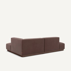 Γωνιακός καναπές δεξιός από λινό βελούδο, JACOPO