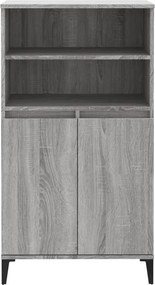 vidaXL Ντουλάπι Γκρι Sonoma 60 x 36 x 110 εκ. από Επεξεργασμένο Ξύλο