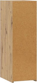 vidaXL Πλαϊνό γραφείο Artisan Δρυς 30 x 41 x 93 εκ Επεξεργασμένο Ξύλο