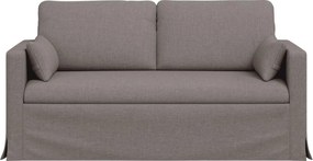 vidaXL Καναπές 140cm Taupe Μέταλλο