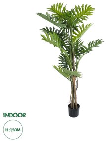 20684 GloboStar® Artificial Garden PHILODENDRON 20684 Τεχνητό Διακοσμητικό Φυτό Φυλλόδενδρο Υ150cm