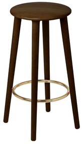 Σκαμπό Μπάρ Socialite 5880 44x67.5cm Dark Oak Brown Umage