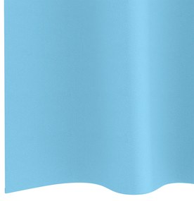 vidaXL Κουρτίνες με κουρτίνες 2 pcs Γαλάζιο 140 x 140 cm Πολυεστέρας