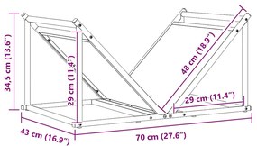 ΡΑΦΙ ΚΑΥΣΟΞΥΛΩΝ ΜΑΥΡΟ 70X43X34,5 ΕΚ. ΧΑΛΥΒΑΣ ΨΥΧΡΗΣ ΕΛΑΣΗΣ 864173