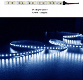 Adeleq Ταινία Led 5 Μέτρα 12Vdc 12W Και 120 Led Ανά Μέτρο Ip54 Μπλε 30-461212024