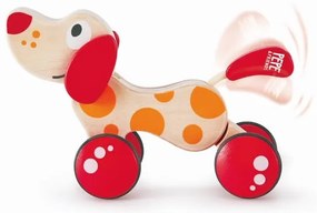 Ξύλινο Συρόμενο Σκυλάκι "Push & Pull Walk-A-Long Puppy" Hape