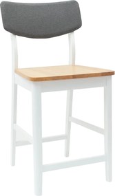 vidaXL Καρέκλες φαγητού 2 pcs Λευκό 48 x 49 x 95 εκ.