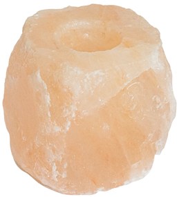 vidaXL Κηροπήγια από αλάτι 4 τεμάχια 2,8 kg Ροζ