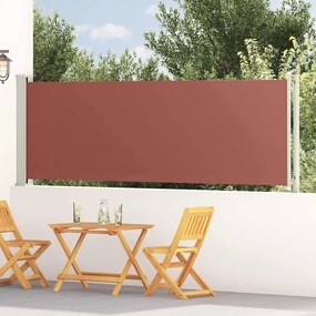 vidaXL Σκίαστρο Πλαϊνό Συρόμενο Βεράντας Καφέ 117 x 600 εκ.