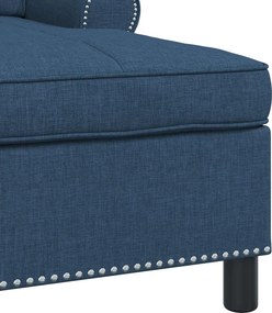 vidaXL Χαλάρωση με μαξιλάρι Μπλε 91 x 157 x 91 εκ. ύφασμα