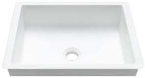 Hanex S-008 N-WHITE Νιπτήρας Μπάνιου Ένθετος Ακρυλικός 524x324x138mm Λευκός