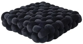 Βελουτέ Διακοσμητικό Μαξιλάρι (40x40) Das Home Μαύρο