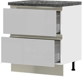 Επιδαπέδιο ντουλάπι Trinity R80-2M BOX-Leuko Gualistero - 80.00Χ58.00Χ90.50cm