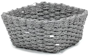 Καλάθι Τετράγωνο Γκρι 20x20x10cm