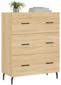 vidaXL Ντουλάπι Sonoma Δρυς 69,5 x 34 x 90 εκ. από Επεξεργασμένο Ξύλο
